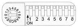 Laser Copy Counter Dipschalter